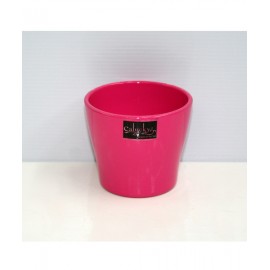 Chậu gốm 05-TD0002-07 màu hồng (7x7xH6.5cm)