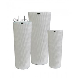 Chậu Concave Fiberstone 08-5011-S3-22 màu trắng